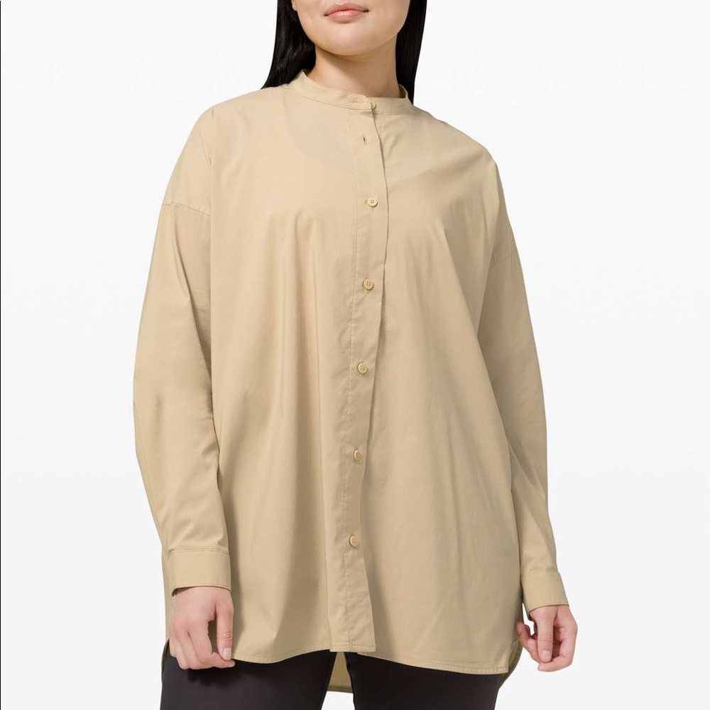 Lululemon All Day Shirt Mandarin Collar 02